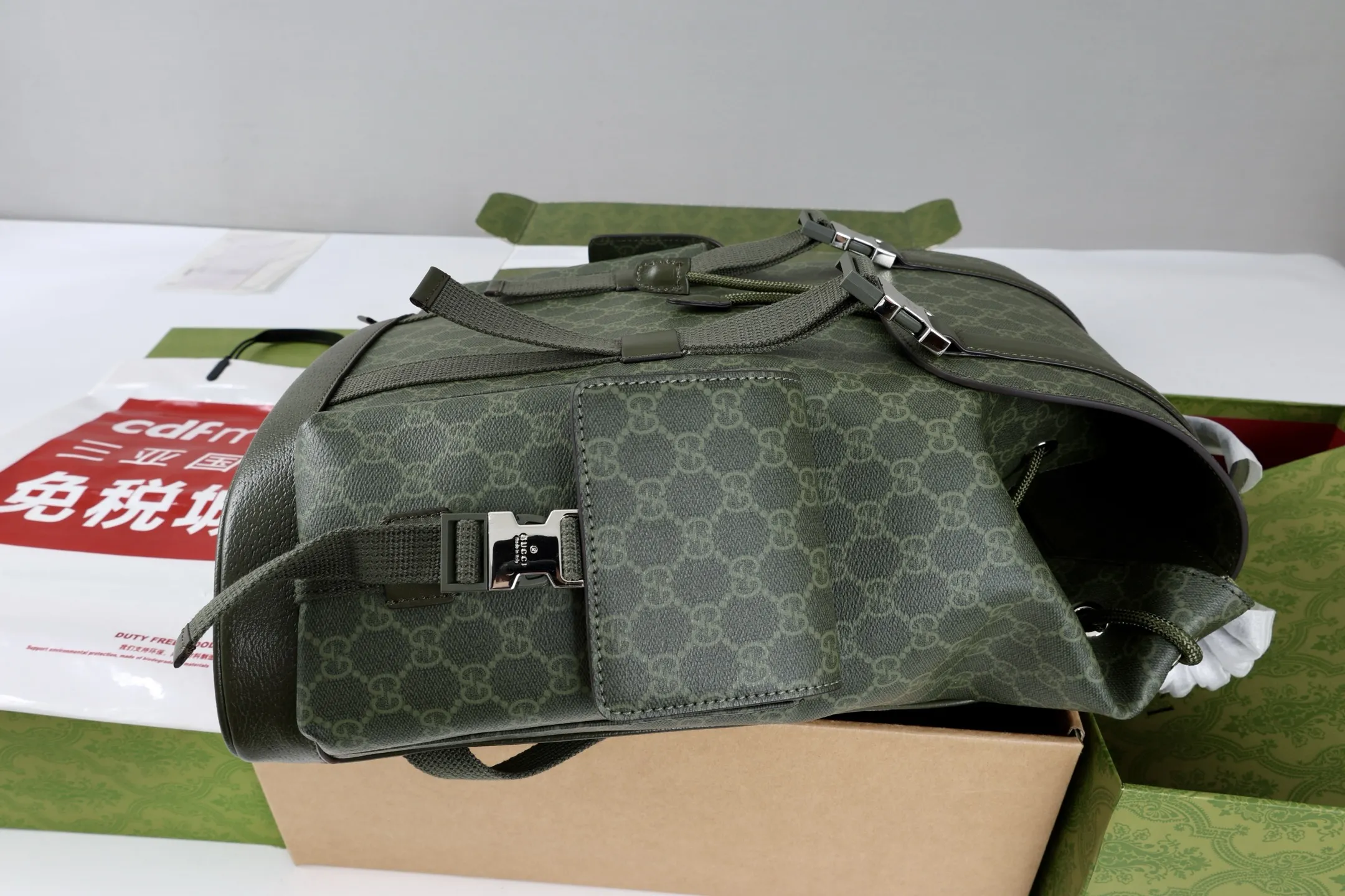 Gucci GG Monogram large backpack ??792080 - Image 4