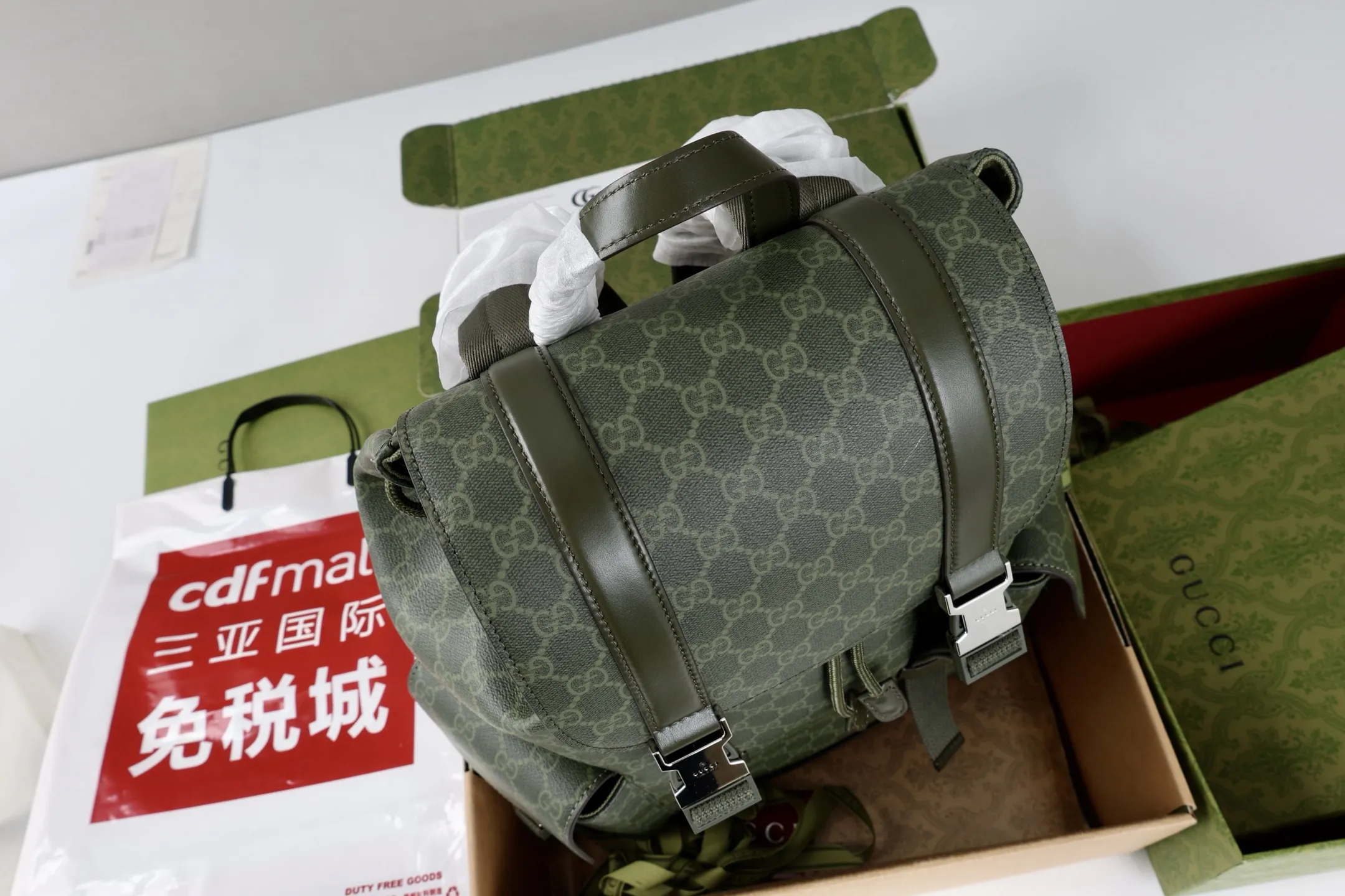 Gucci GG Monogram large backpack ??792080 - Image 8