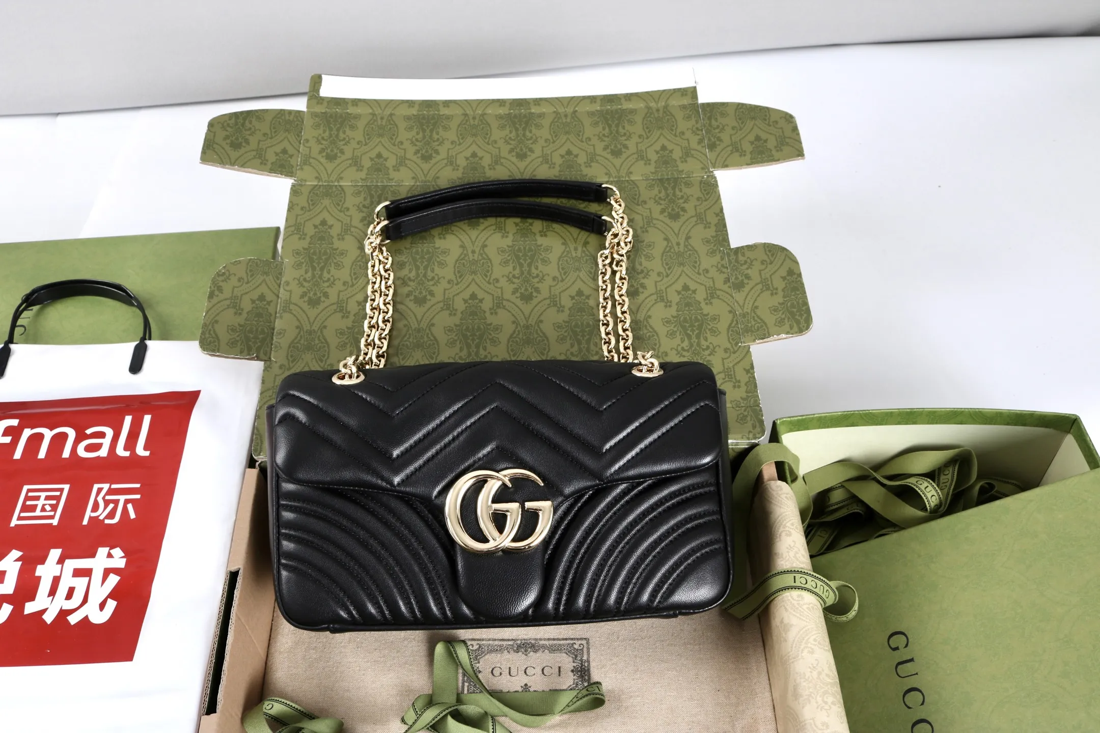 Gucci GG Marmont medium shoulder bag 837267 - 图片 2