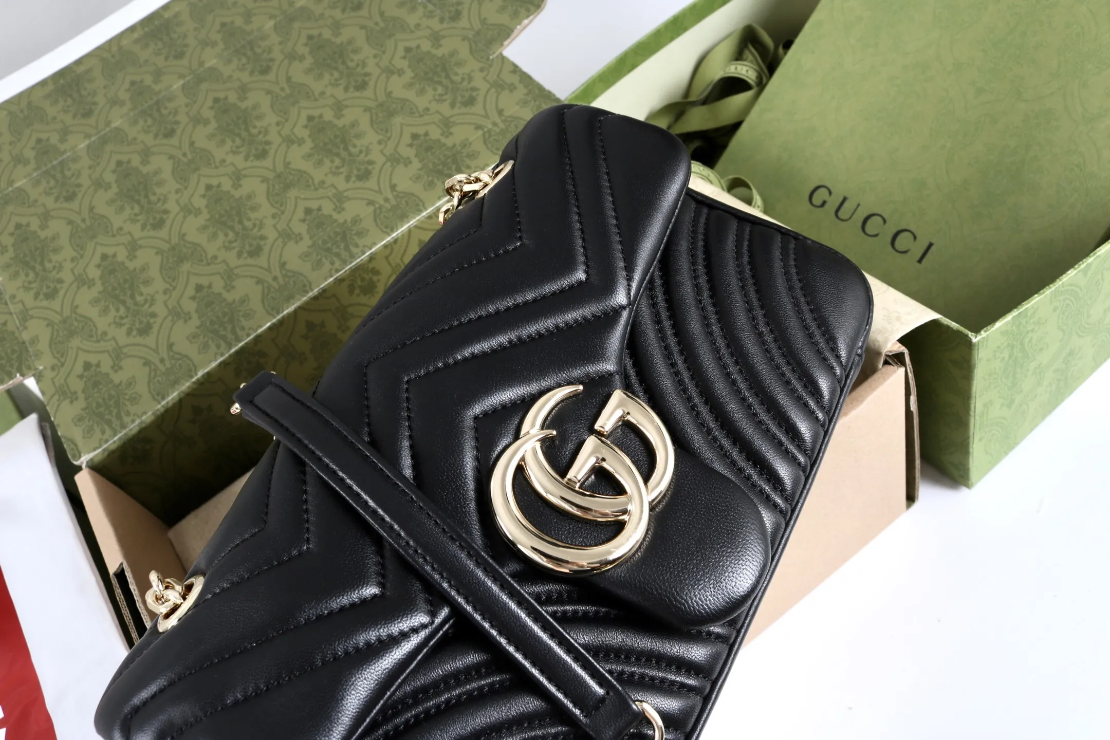 Gucci GG Marmont medium shoulder bag 837267 - 图片 5