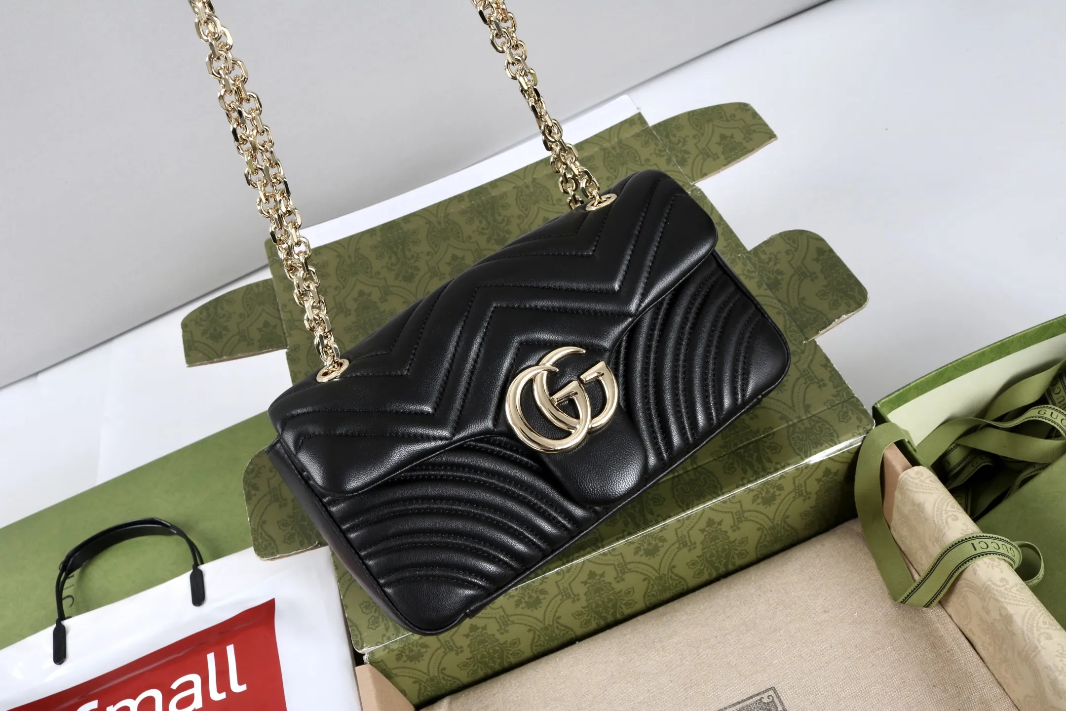 Gucci GG Marmont medium shoulder bag 837267 - 图片 6