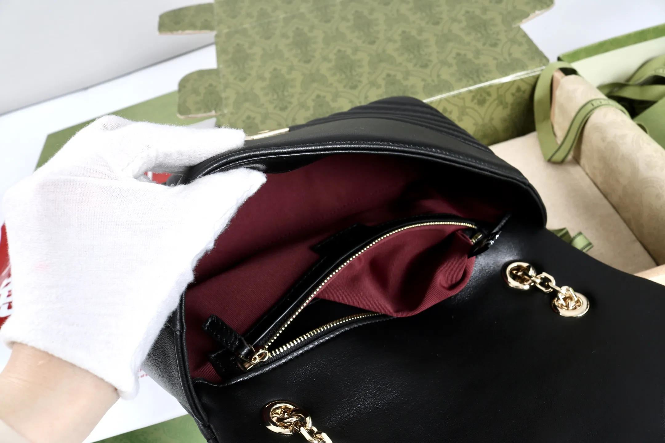 Gucci GG Marmont medium shoulder bag 837267 - 图片 18