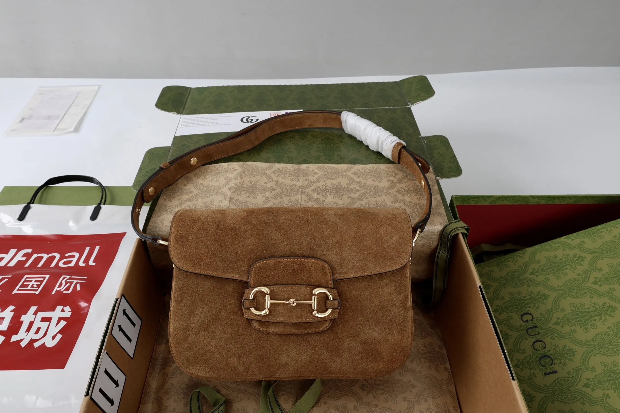Gucci Horsebit 1955 Aura small shoulder bag 847063 - Image 11