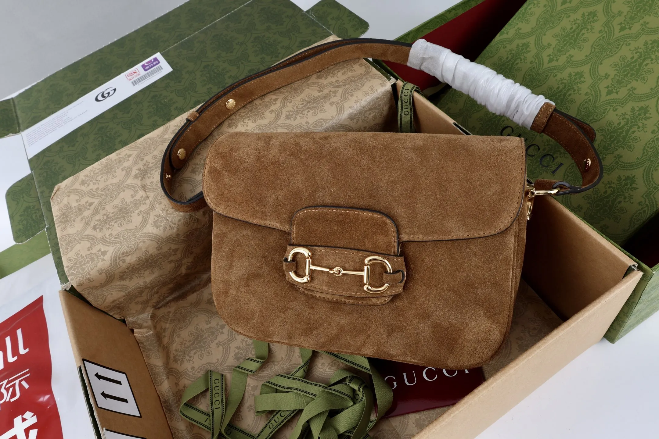 Gucci Horsebit 1955 Aura small shoulder bag 847063 - Image 14
