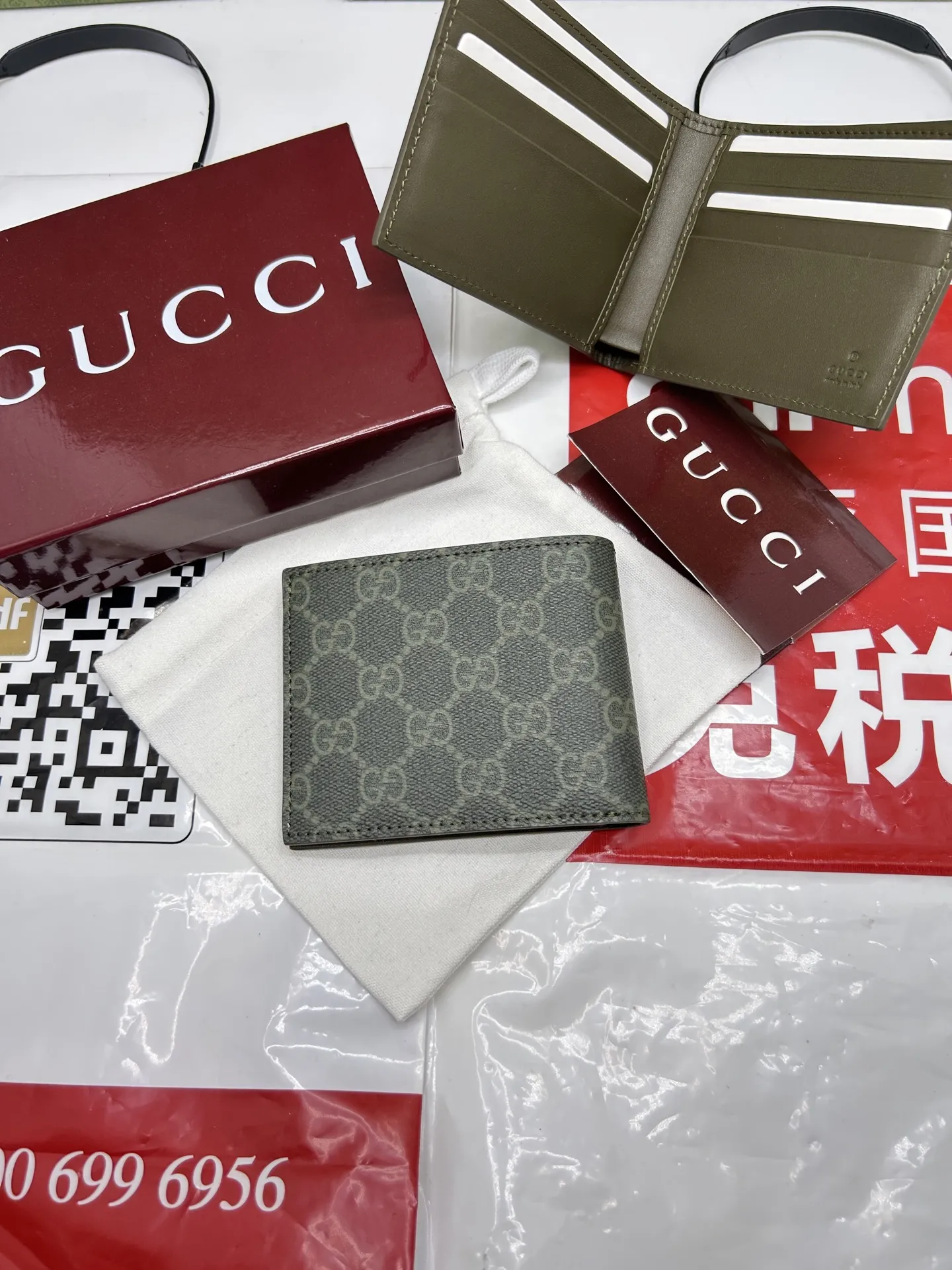 Gucci GG Monogram bi-fold wallet 768243 - 图片 3
