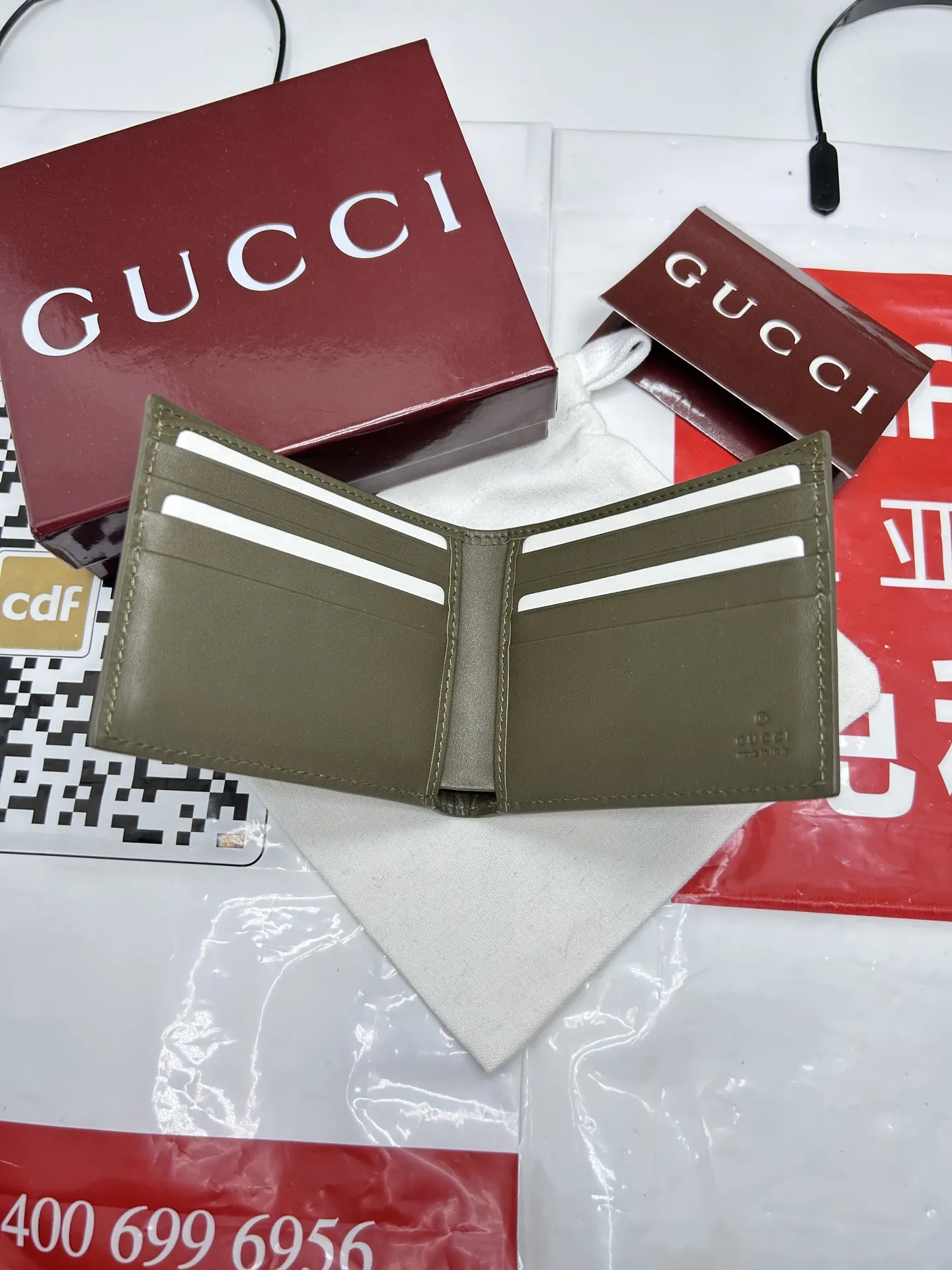 Gucci GG Monogram bi-fold wallet 768243 - 图片 6