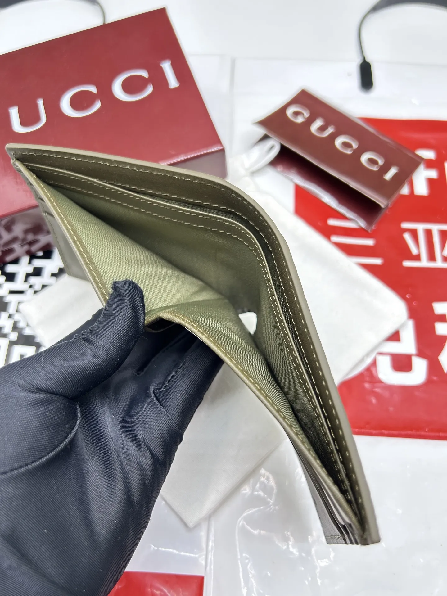 Gucci GG Monogram bi-fold wallet 768243 - 图片 8