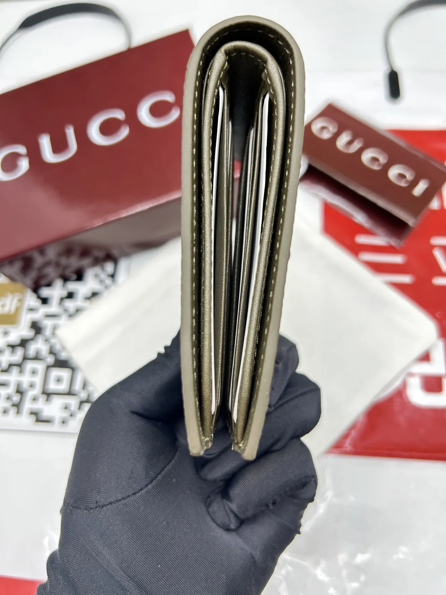 Gucci GG Monogram bi-fold wallet 768243 - 图片 9