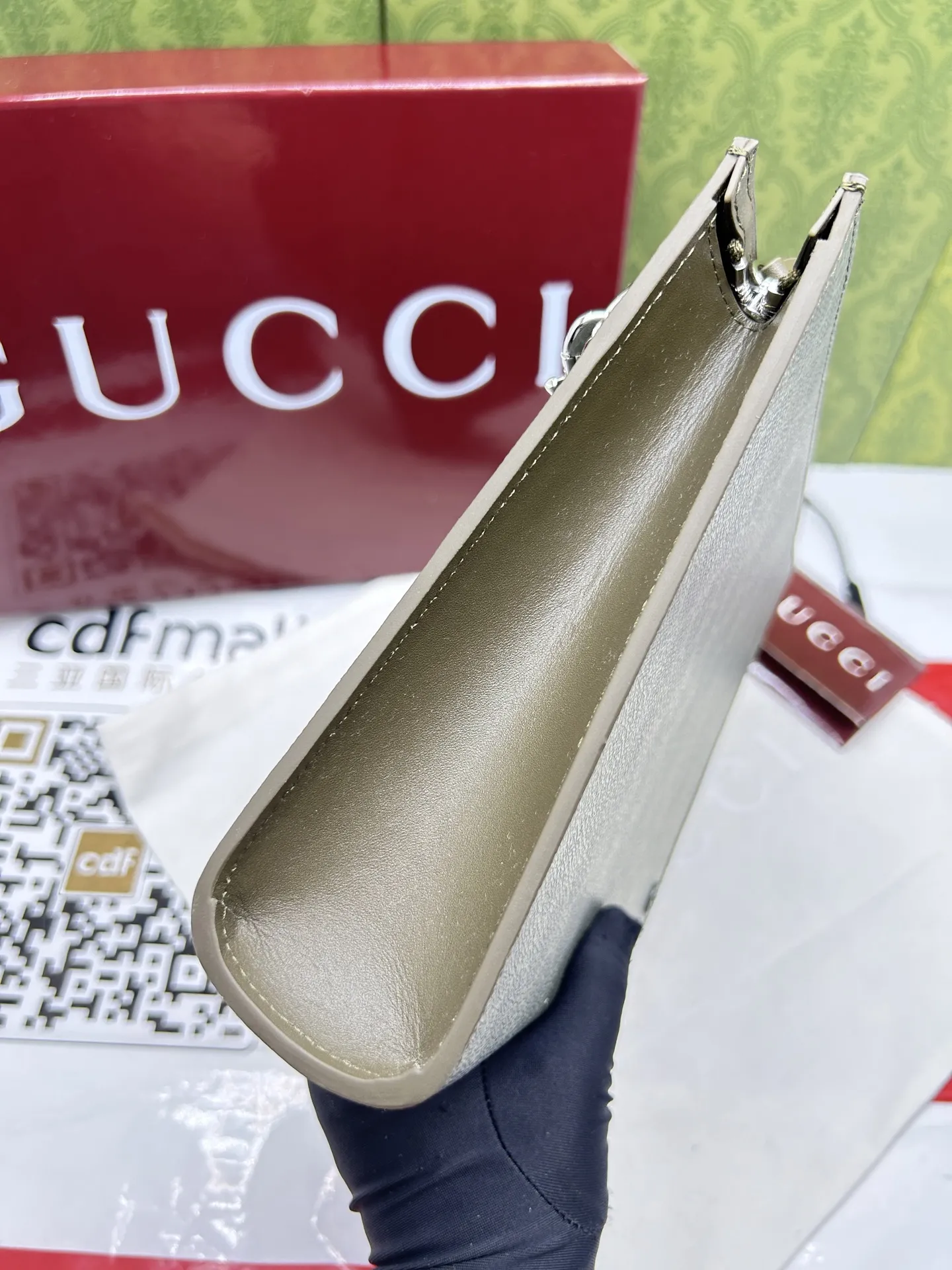Gucci GG Monogram small pouch 768255 - Image 8