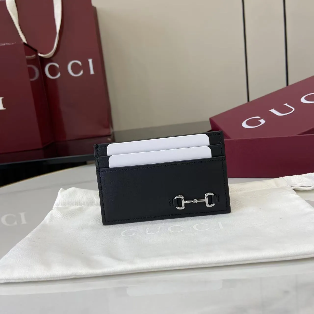 Alternative view of Gucci Card case with Horsebit ?846952
