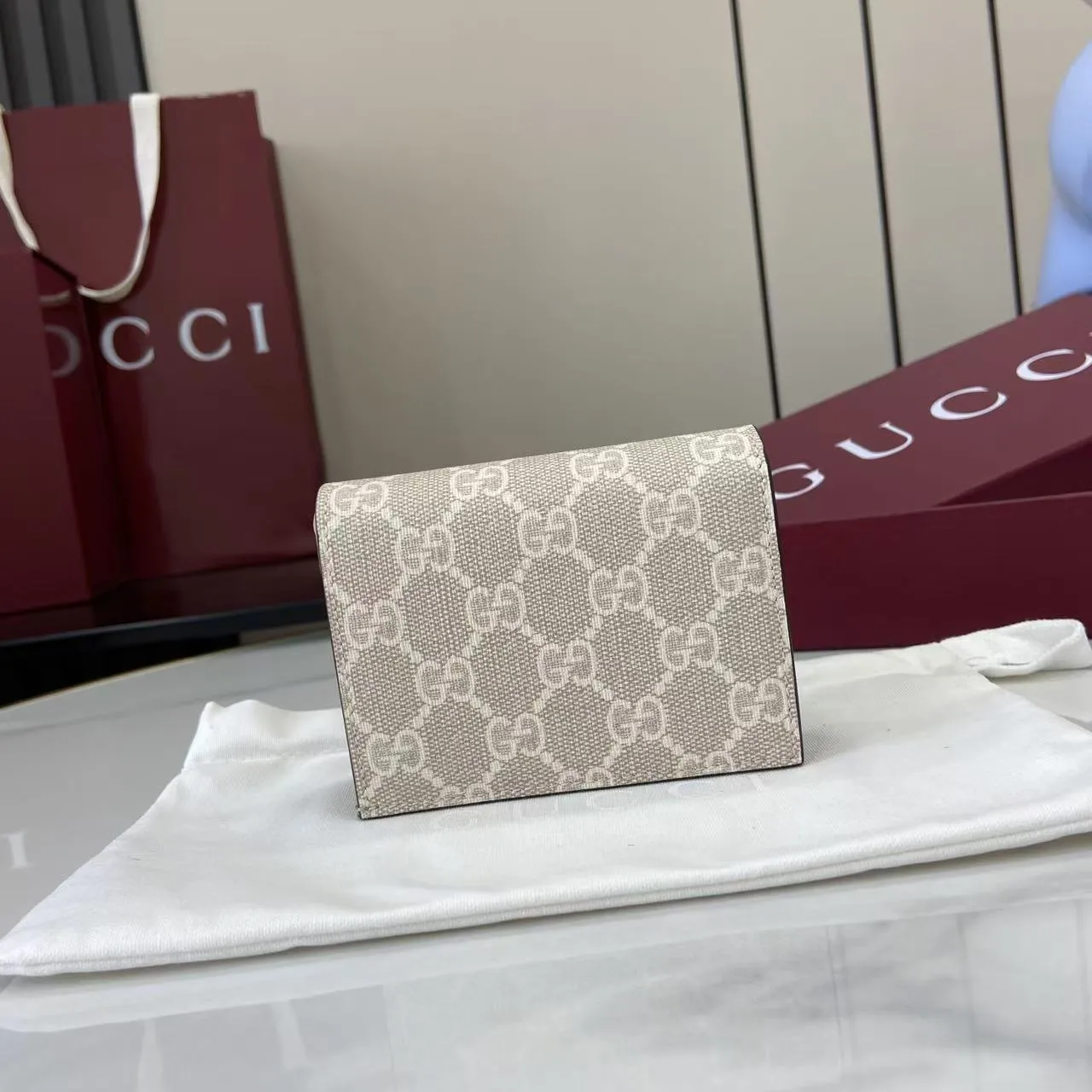Gucci Bi-color GG Marmont small wallet 841358 - Image 4