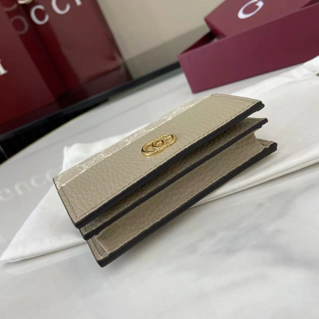 Gucci Bi-color GG Marmont small wallet 841358 - Image 5