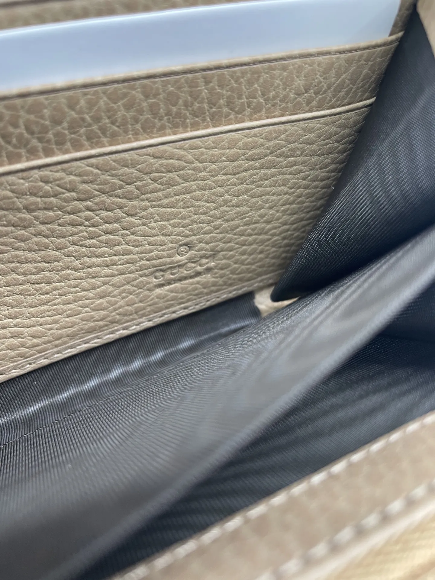 Gucci Bi-color GG Marmont zip around wallet ?456117 - 图片 8