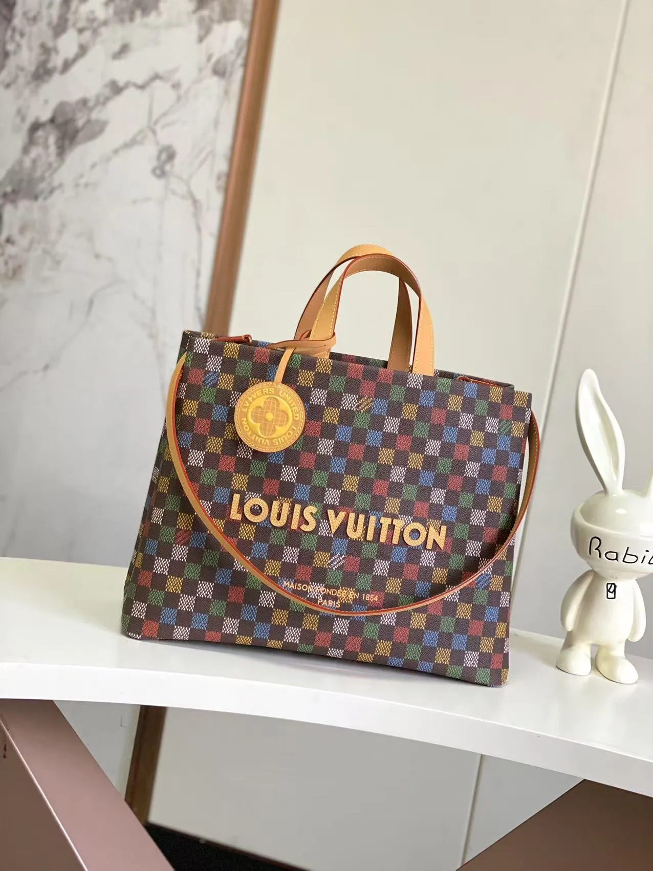 Louis Vuitton Shopper Tote MM N00192 - Image 3