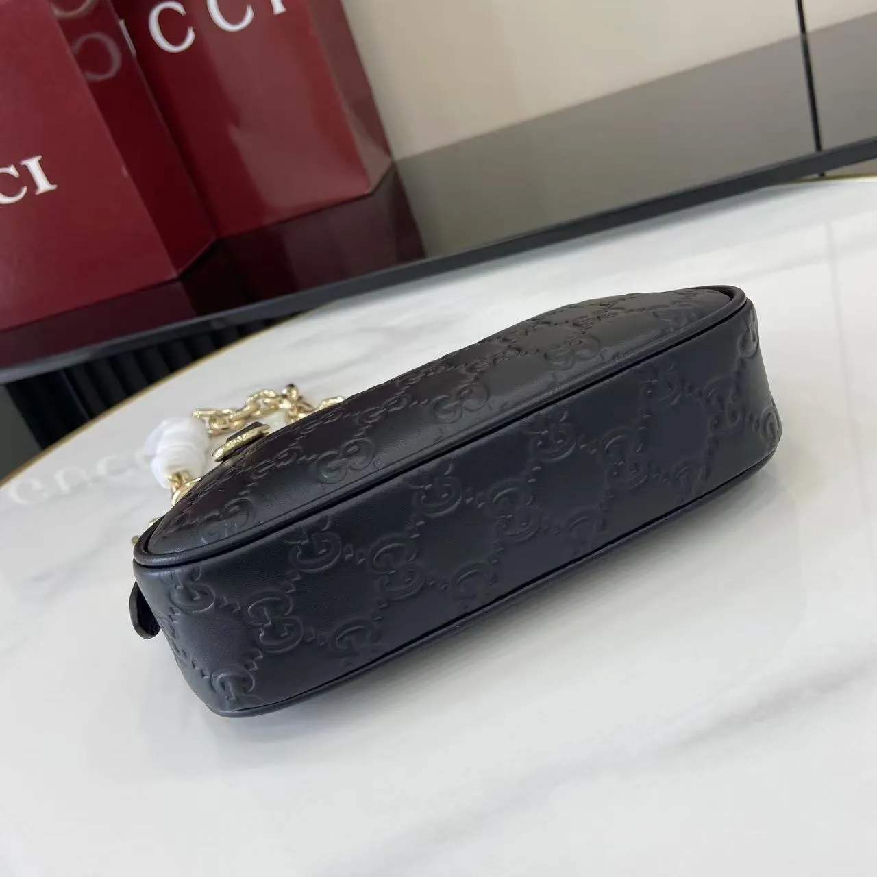 Gucci GG Emblem mini shoulder bag ?847091 - 图片 5