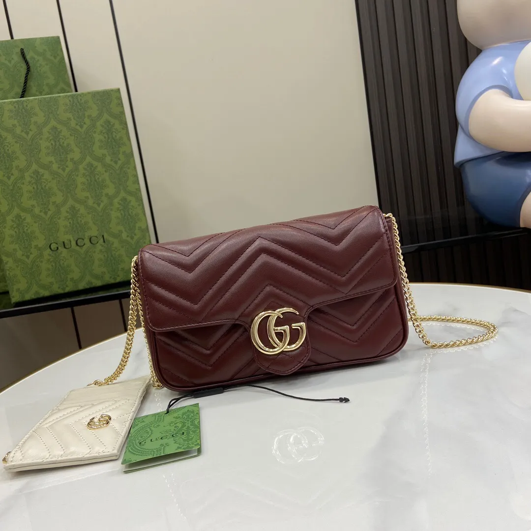 Alternative view of Gucci GG Marmont small shoulder bag 751526