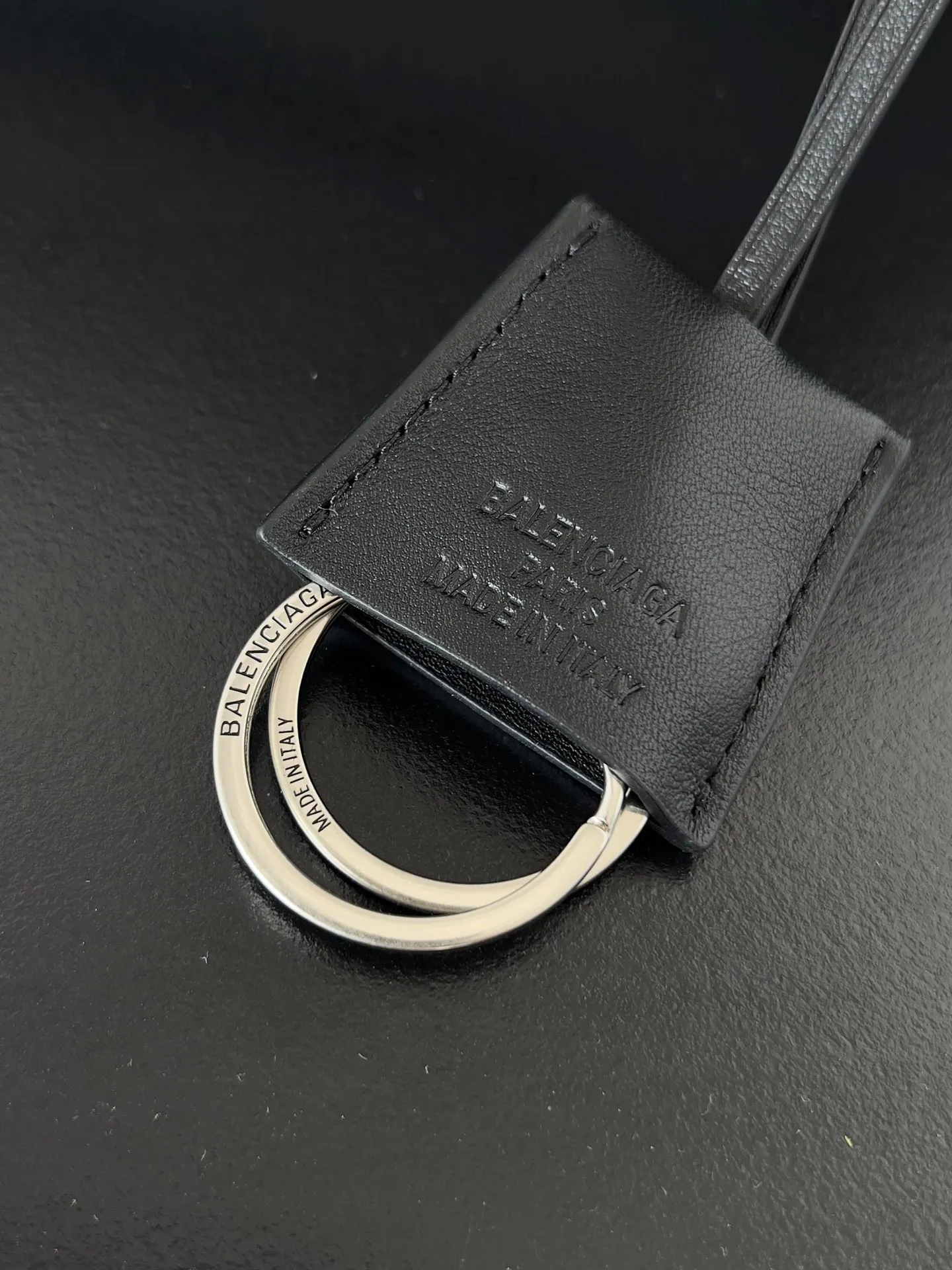 Balenciaga Men's Balenciaga Automobili Lamborghini Rodeo Handbag Large With Charms in Black 789744 - Image 7