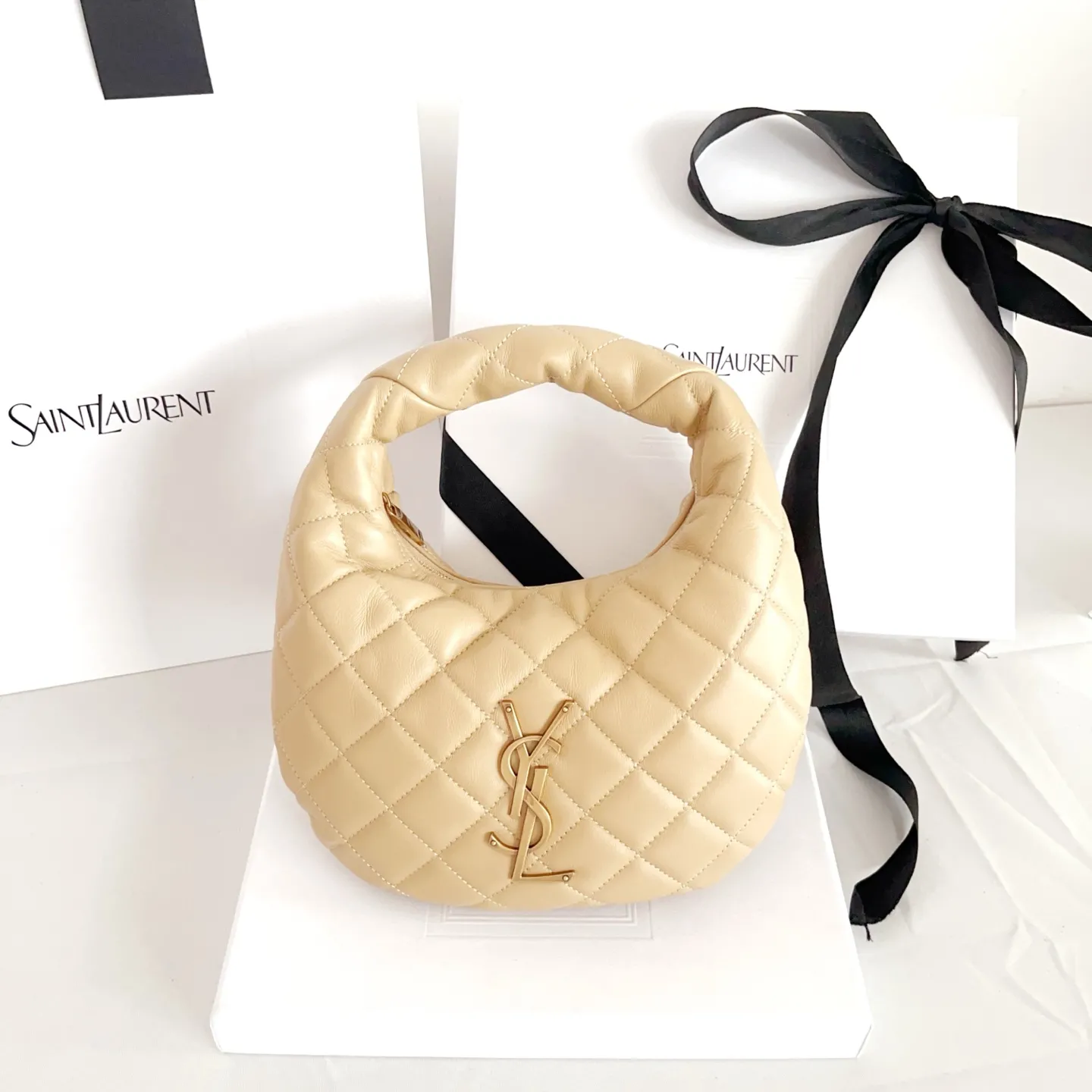 Alternative view of YSL Icarino In Quilted Nappa 851689
