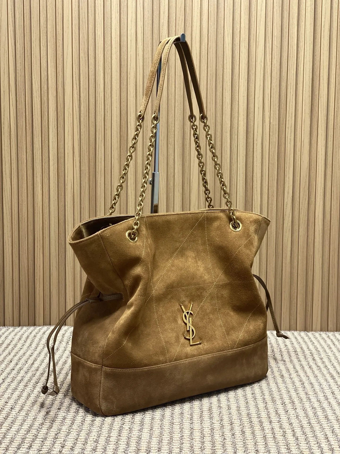 YSL Mdeium Jamie Shopping In Suede 809824 - Image 3