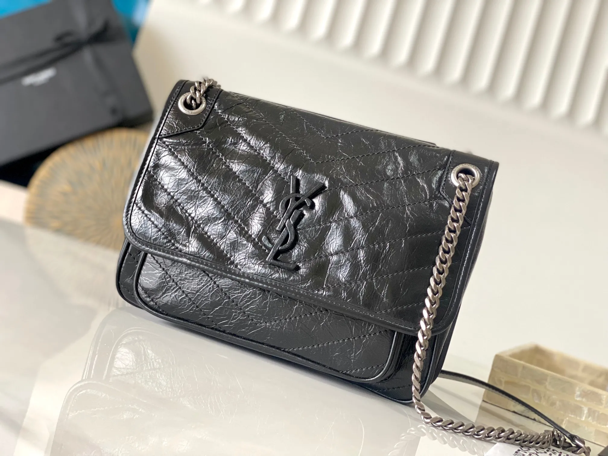Alternative view of YSL Niki Medium In Vintage Leather 633158