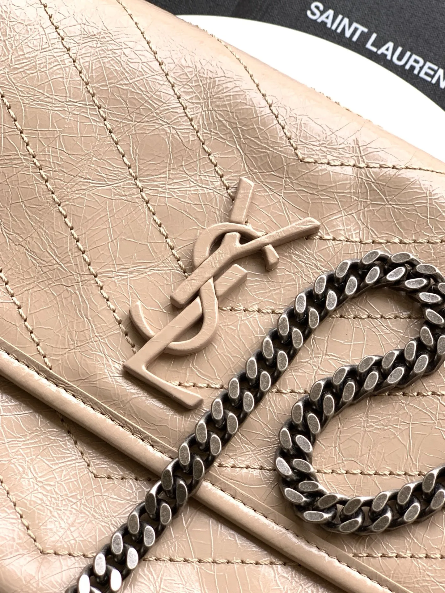 YSL Niki Medium In Vintage Leather 633158 - Image 7