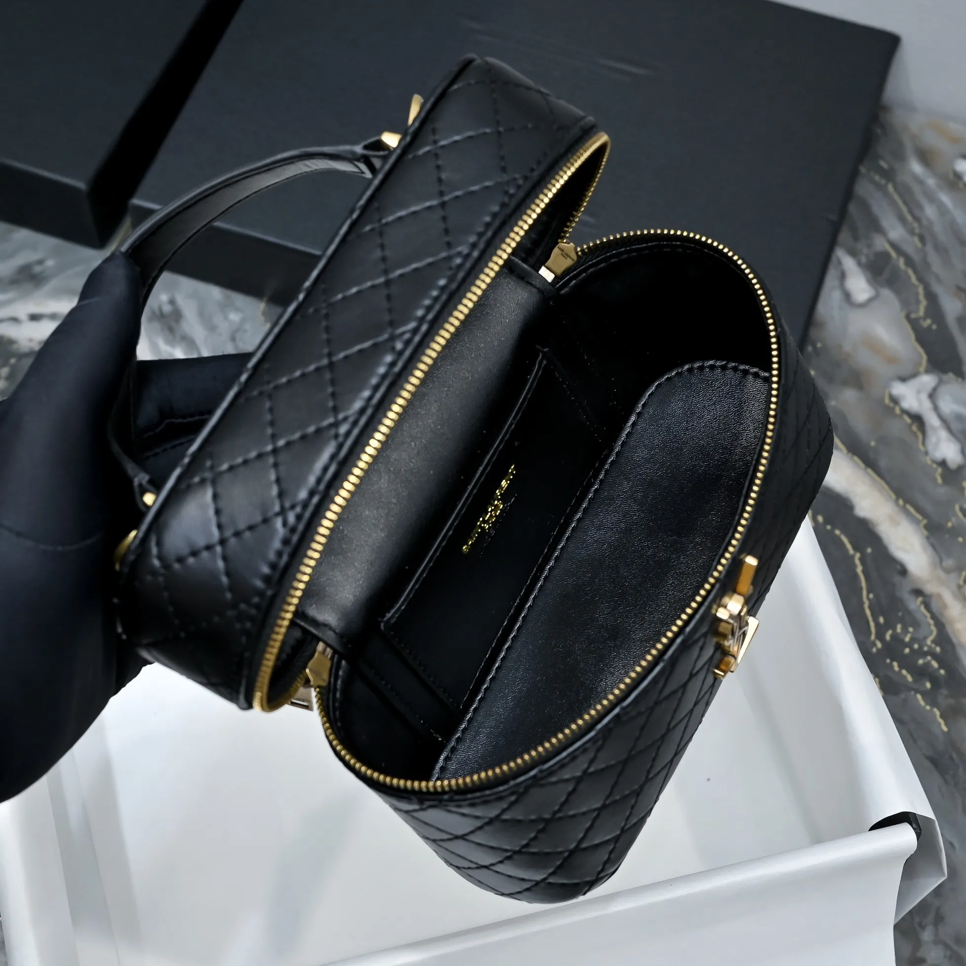 YSL GABY vanity bag in lambskin 766731 - Image 6