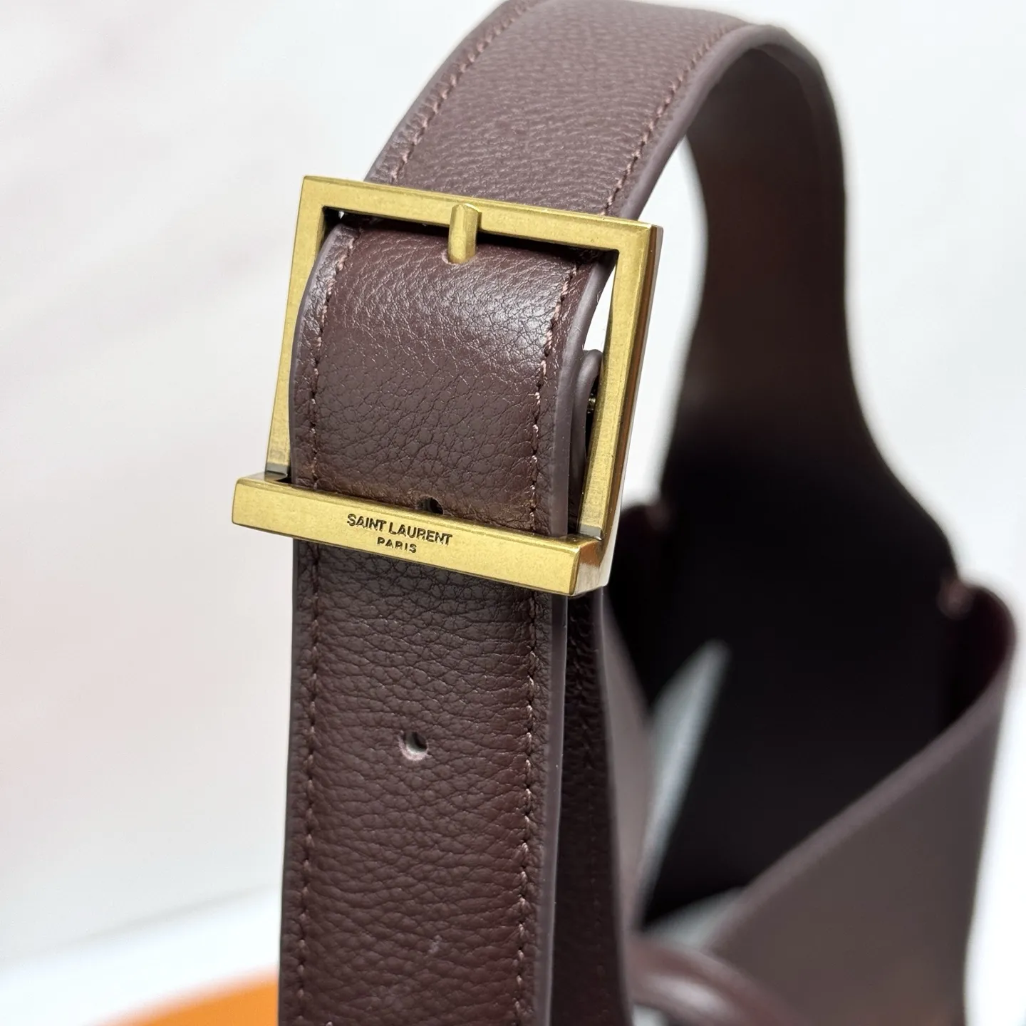 YSL LE 5 ?? 7 supple LARGE in grained leather 753837 - 图片 7