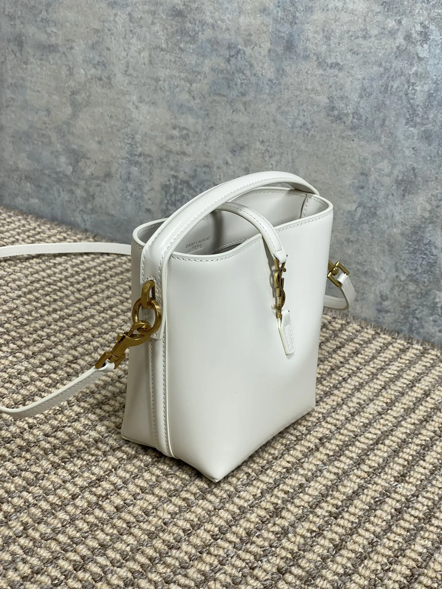 YSL LE 37 mini in shiny leather 765870 - 图片 3
