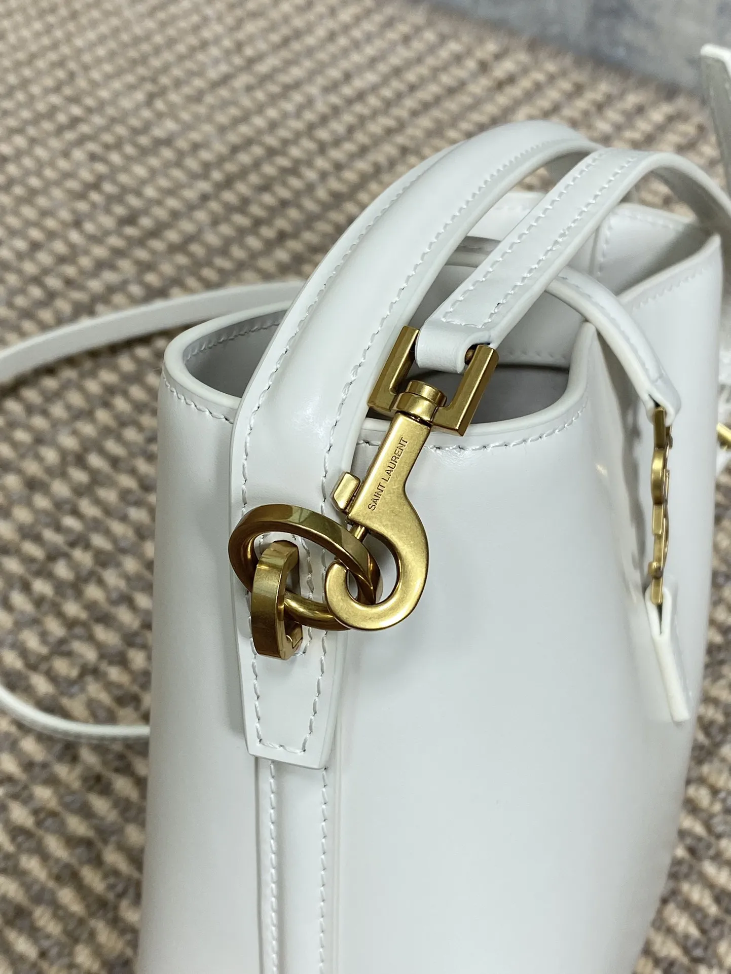 YSL LE 37 mini in shiny leather 765870 - 图片 8