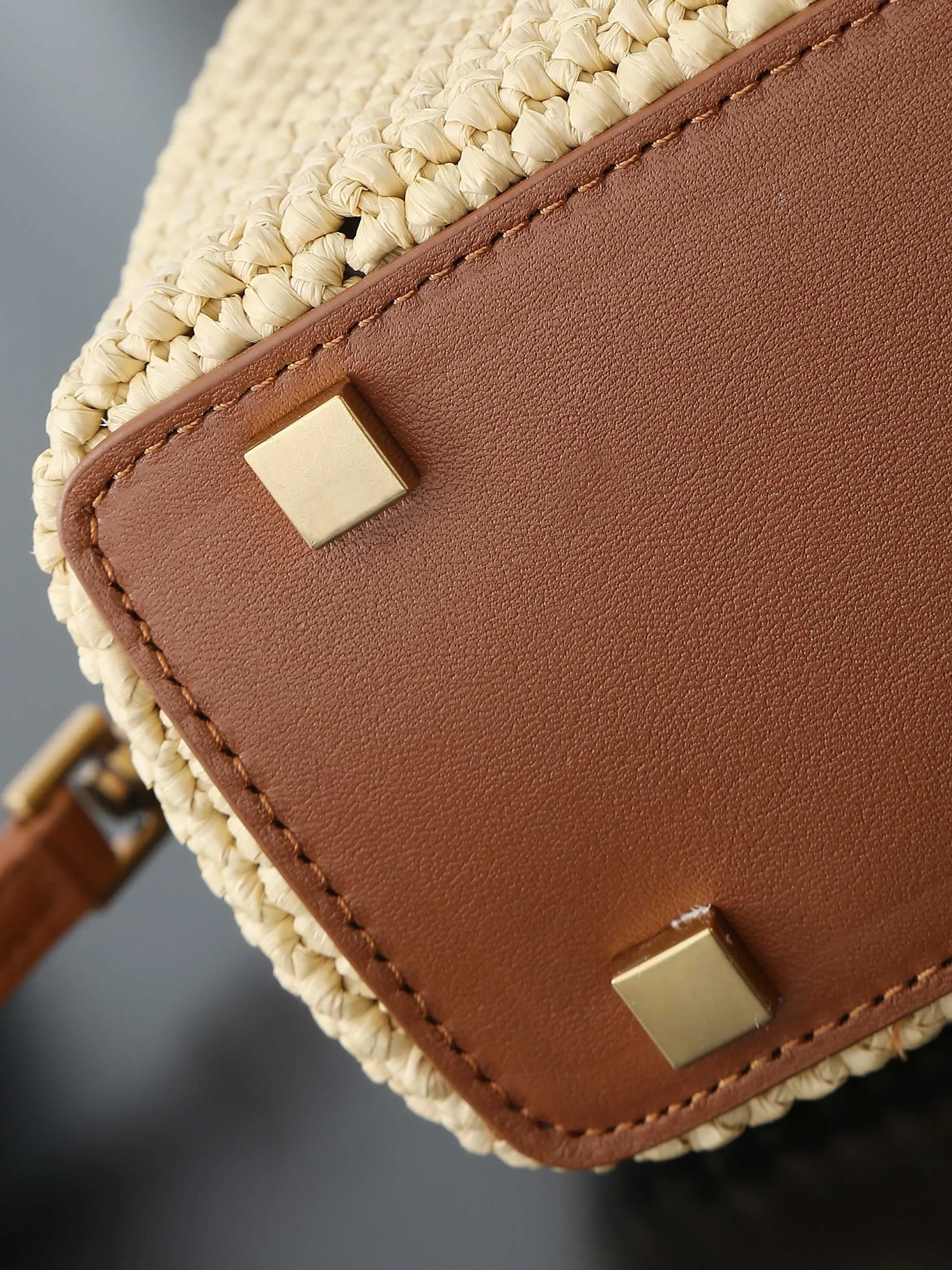 YSL LE 37 mini in raffia 765870 - 图片 9