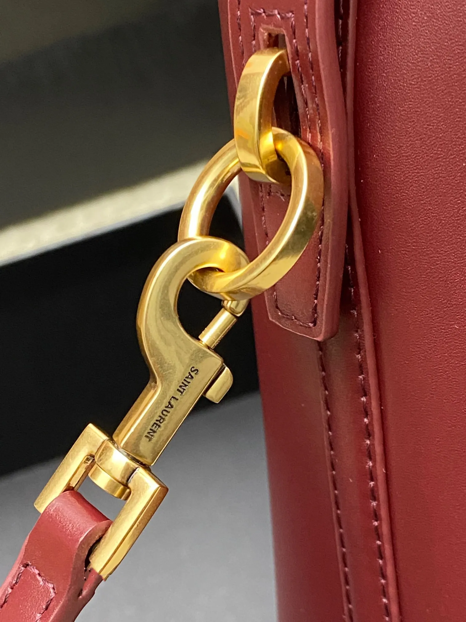 YSL LE 37 mini in shiny leather 765870 - Image 7