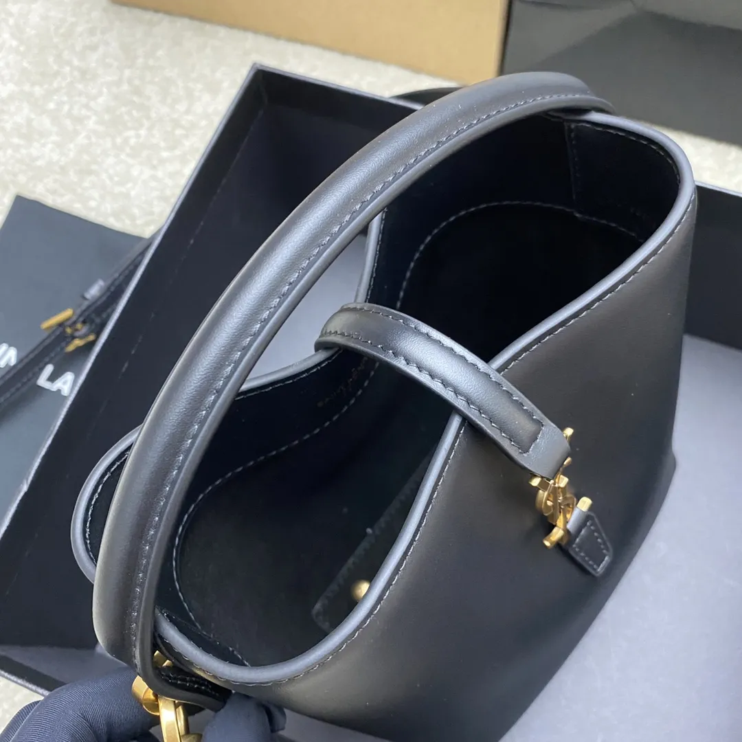 YSL LE 37 mini in shiny leather 765870 - Image 8