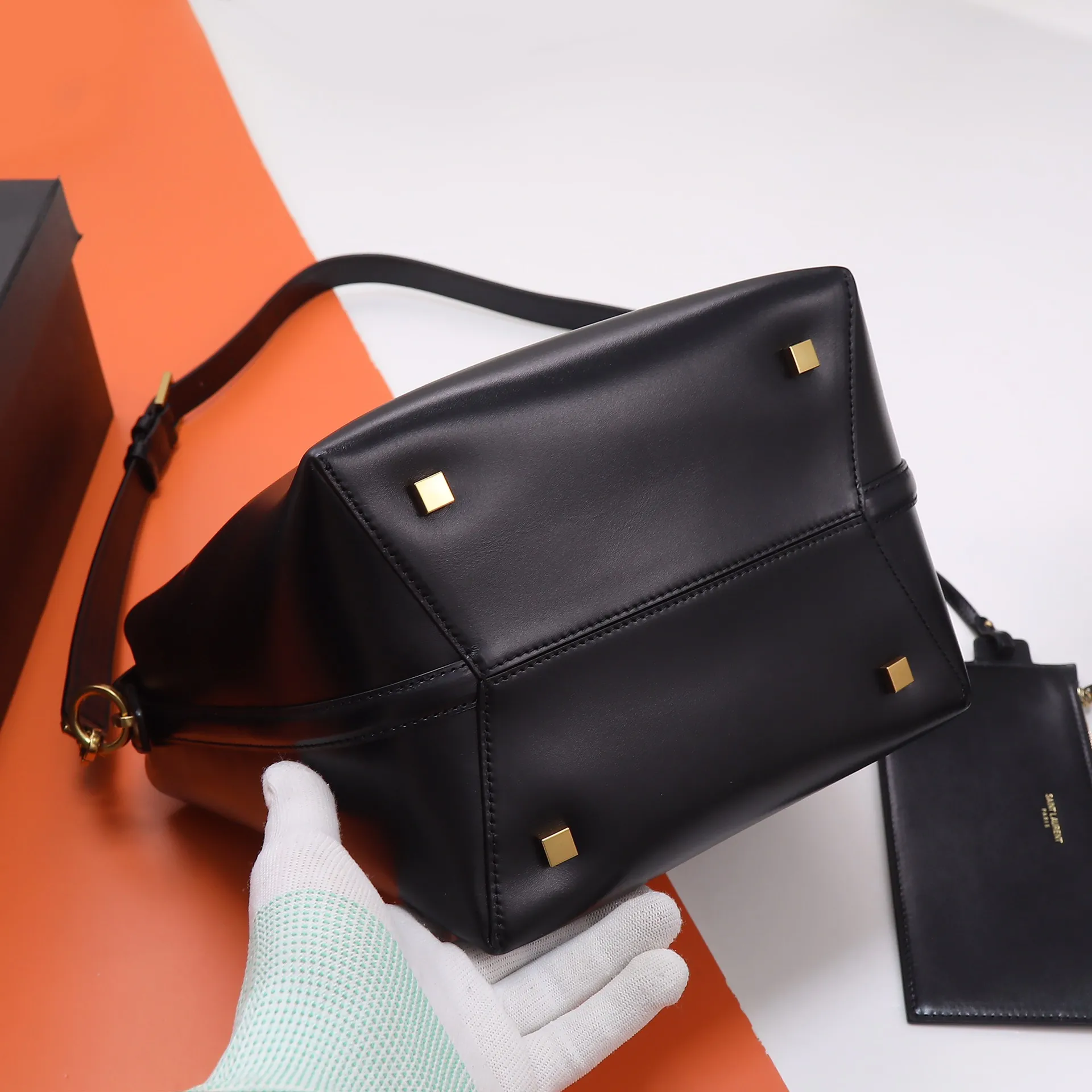 YSL Le 37 in shiny leather 742828 - 图片 8