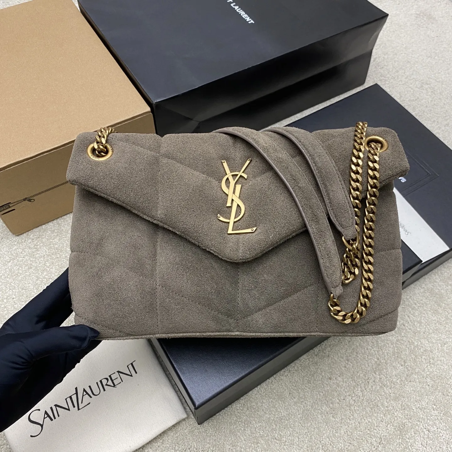 Alternative view of YSL PUFFER SMALL in Nappa leather 577476