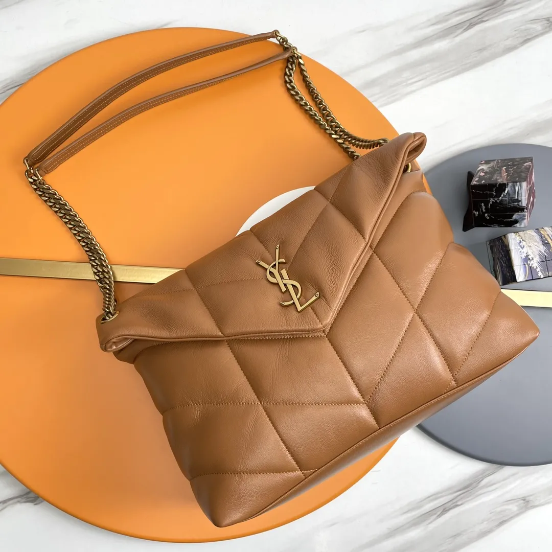 Alternative view of YSL PUFFER MEDIUM in Nappa leather 577475