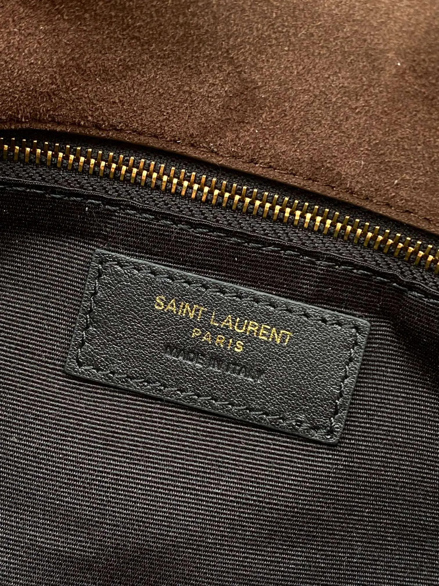 YSL PUFFER MEDIUM in suede 577475 - Image 10