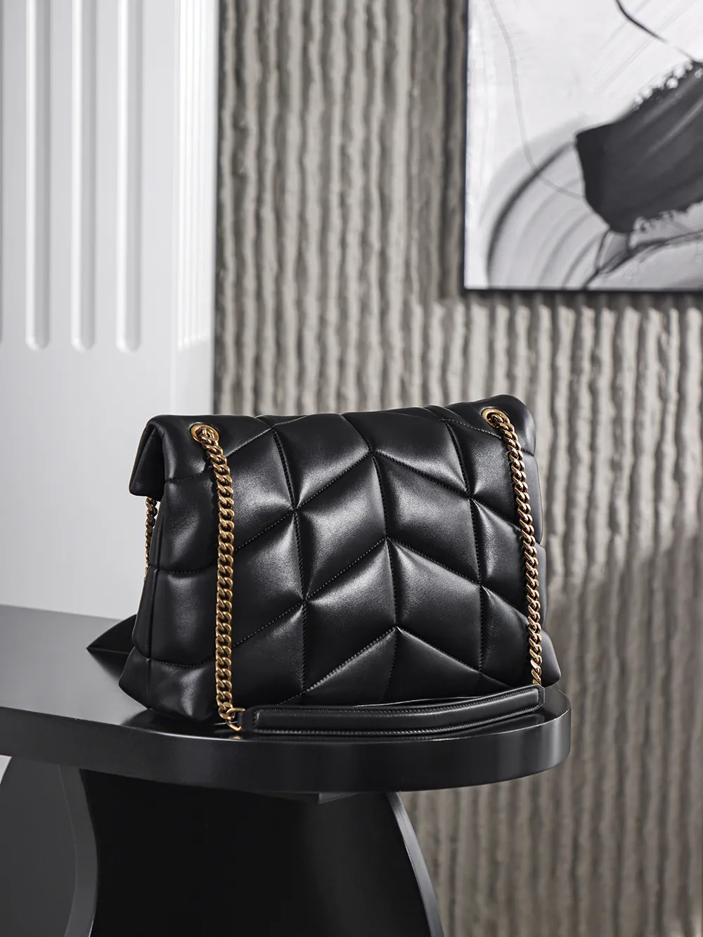 YSL PUFFER SMALL in Nappa leather 577475 - Image 4