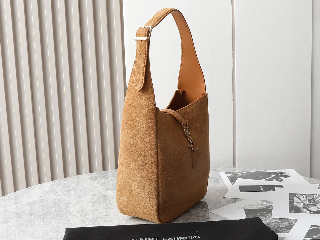 YSL LE 5 à 7 Supple Small in suede 713938 - 图片 3