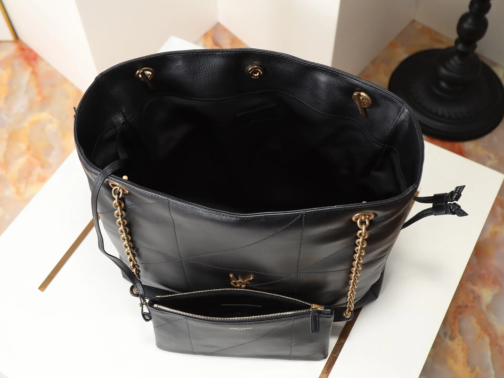 YSL JAMIE SHOPPING in lambskin 809824 - 图片 9