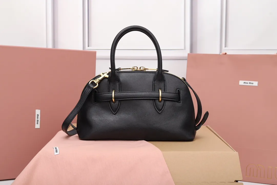 Miu Miu Aventure Small Nappa Leather Top-Handle Bag 5BB169 - Image 5