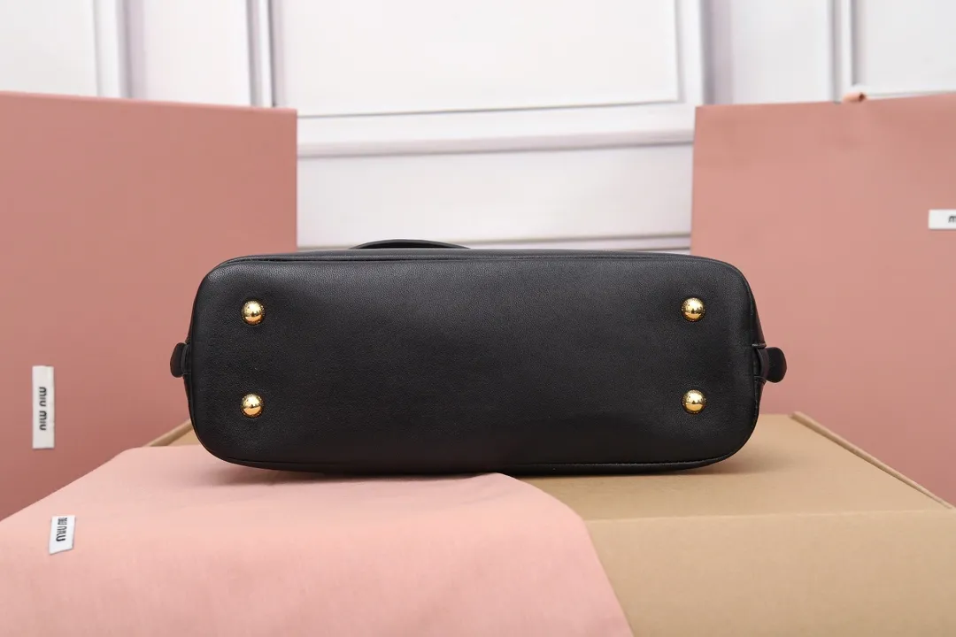 Miu Miu Aventure Small Nappa Leather Top-Handle Bag 5BB169 - Image 9