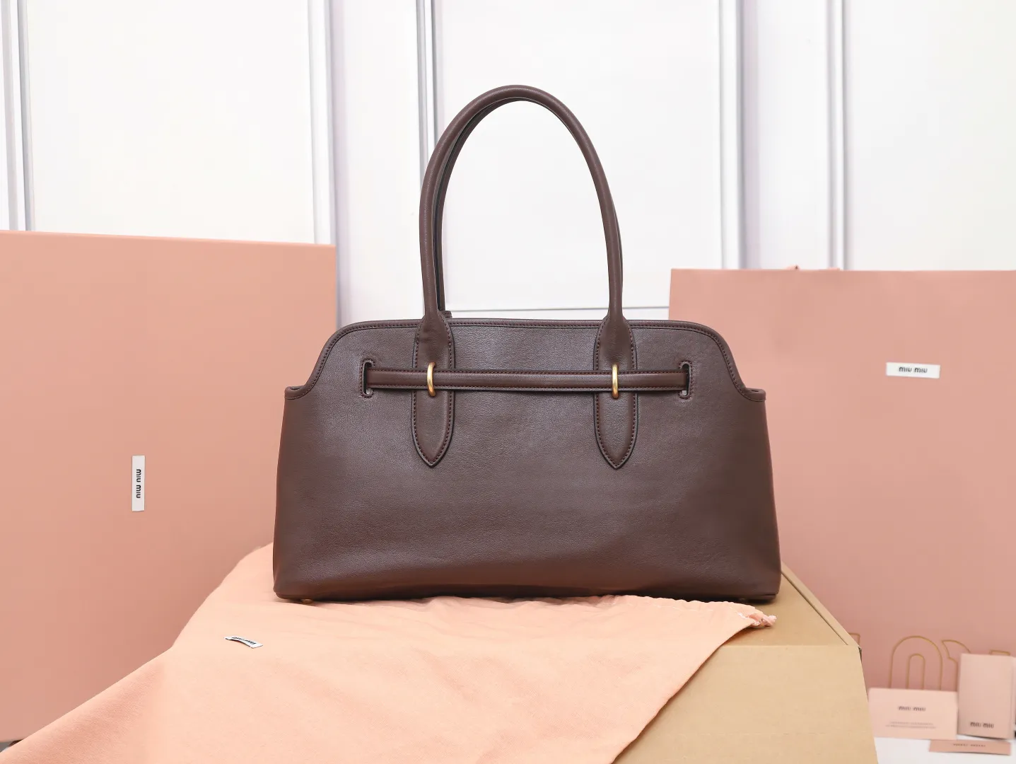 MiuMiu Aventure nappa leather bag 5BG310 - 图片 5