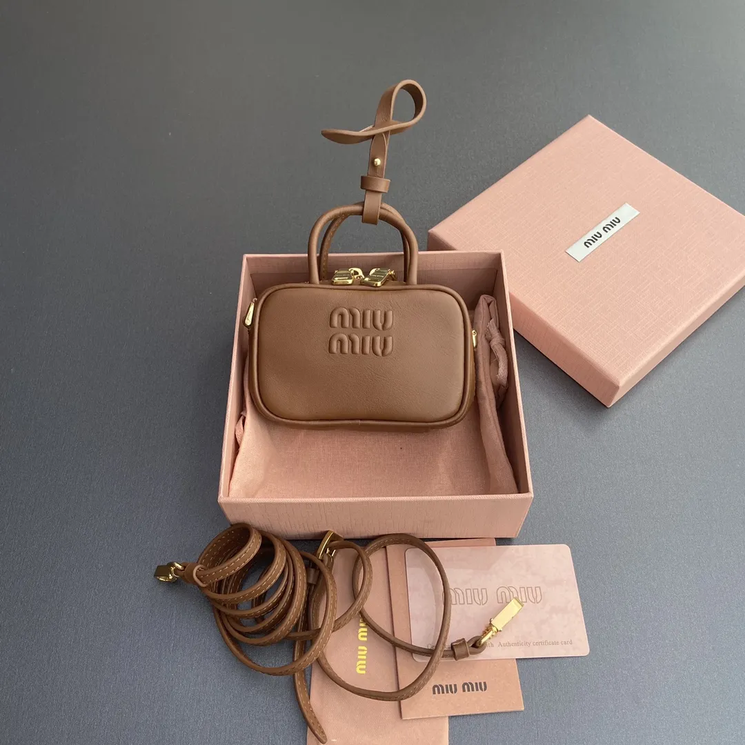 Alternative view of MiuMiu Beau leather micro-bag 5NR036
