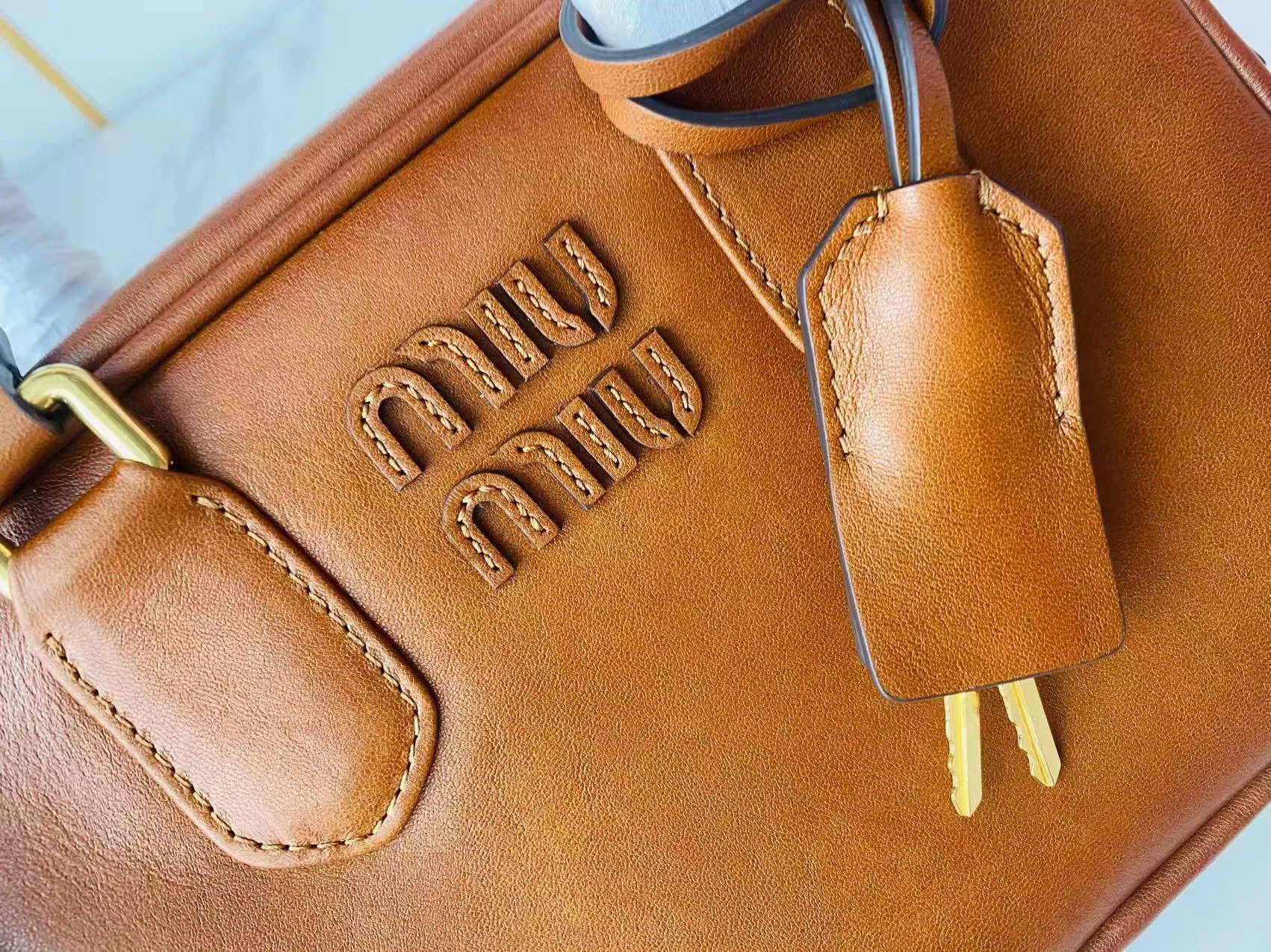 MiuMiu Arcadie leather bag 5BB123 - 图片 7