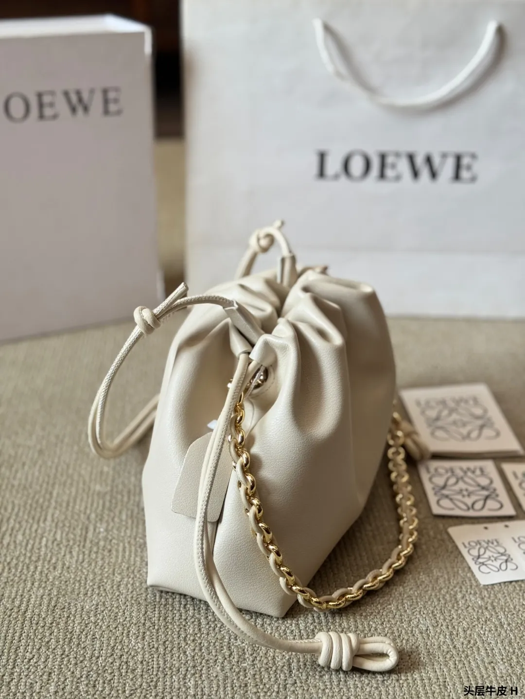 Loewe Large Flamenco Purse?In Mellow Nappa Lambskin A411FPDX01 - Image 7