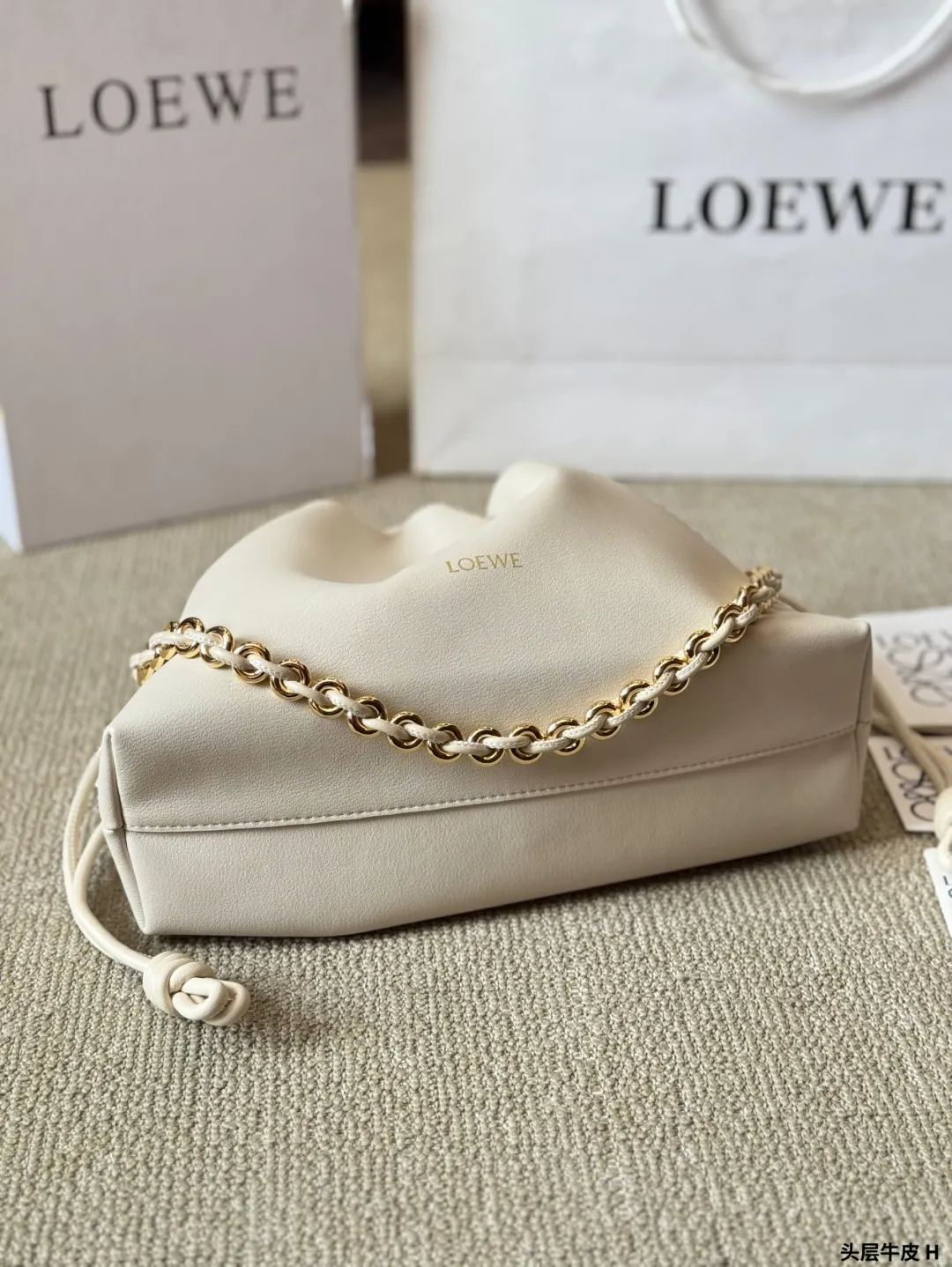 Loewe Large Flamenco Purse?In Mellow Nappa Lambskin A411FPDX01 - Image 8