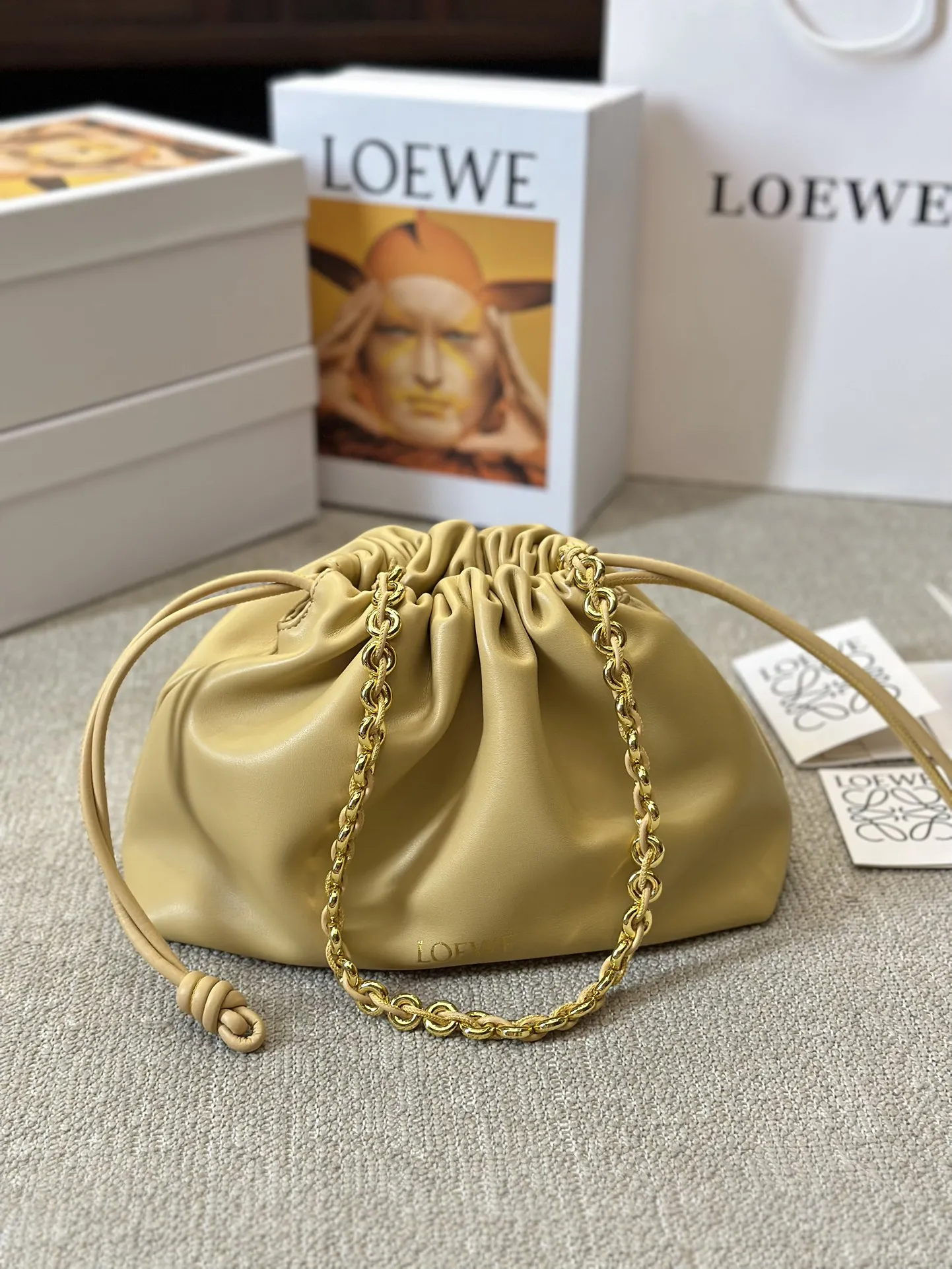 Alternative view of Loewe Large Flamenco Purse?In Mellow Nappa Lambskin A411FPDX01