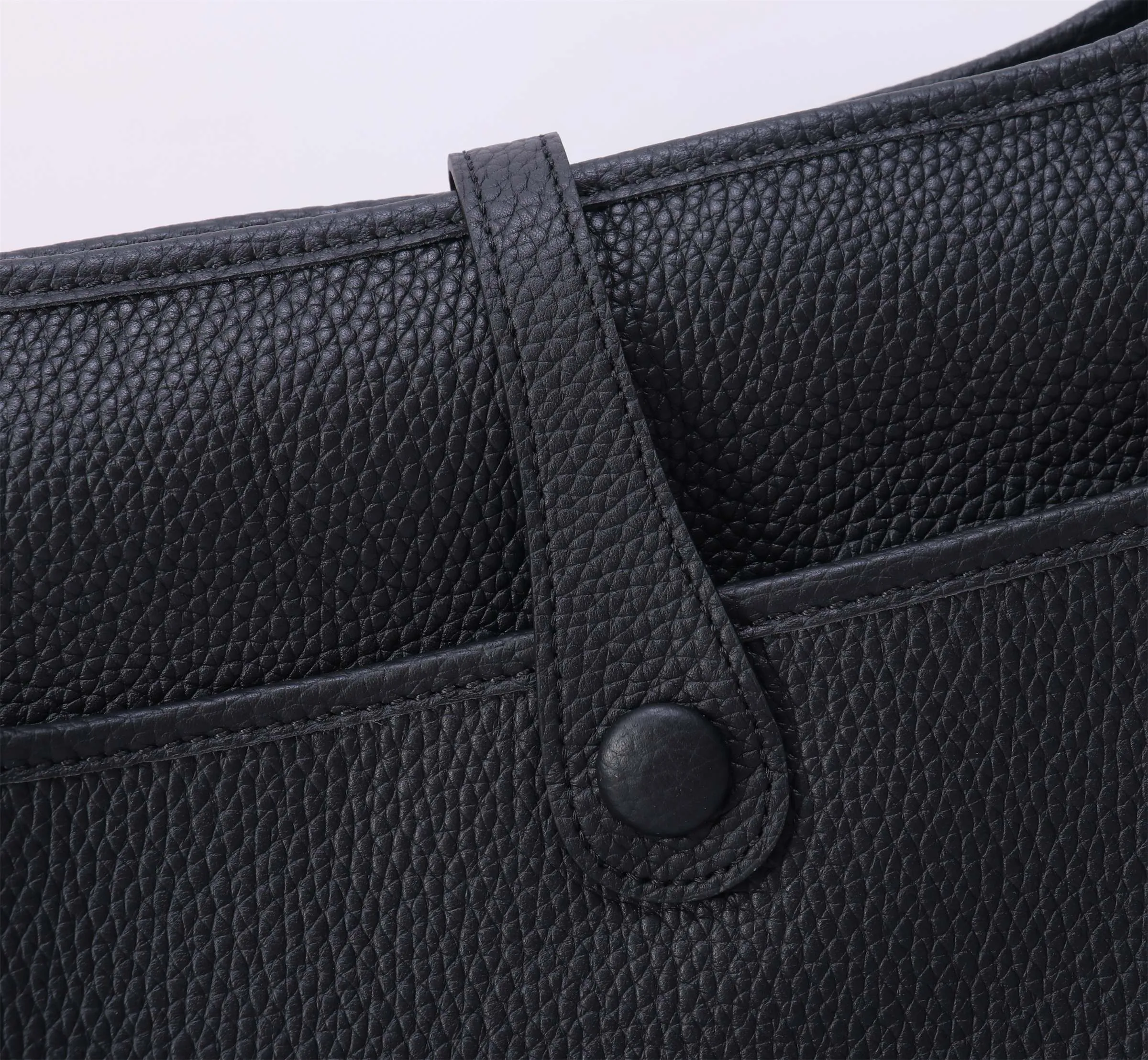 Herm??s Evelyne Sellier TPM Black Epsom Palladium Hardware - 图片 4