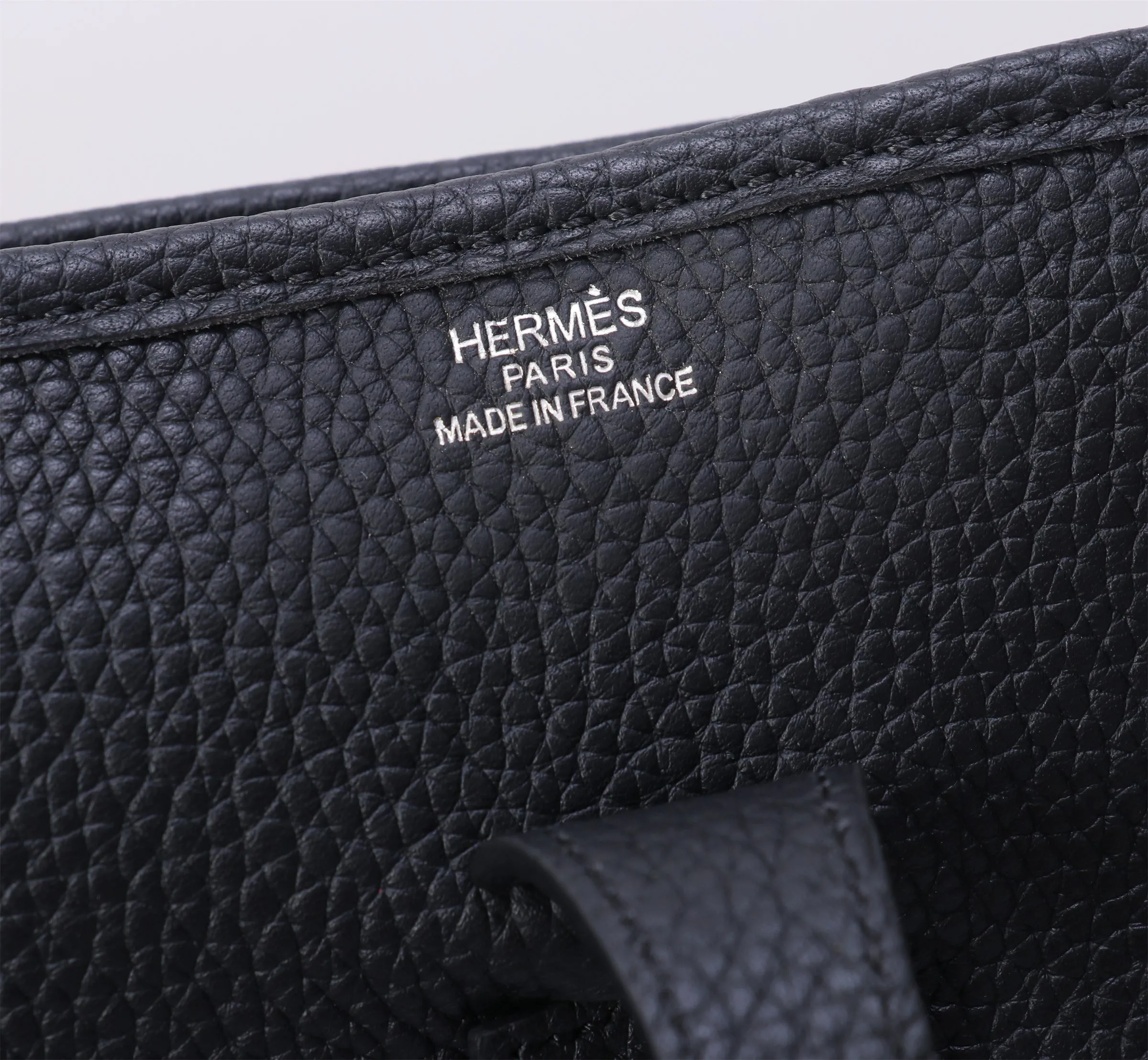 Herm??s Evelyne Sellier TPM Black Epsom Palladium Hardware - 图片 8