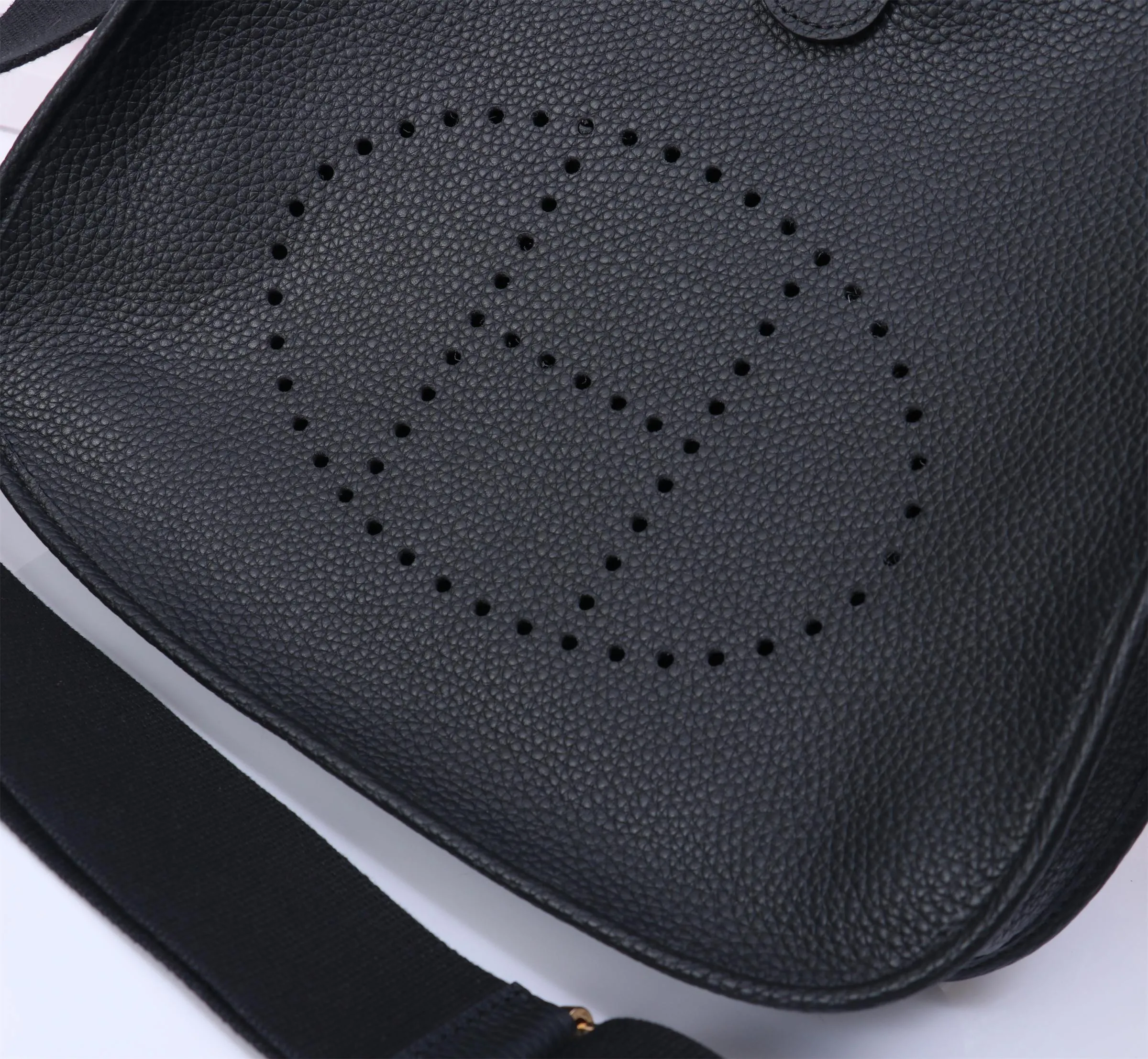 Herm??s Evelyne TPM Black Clemence Gold Hardware - 图片 7